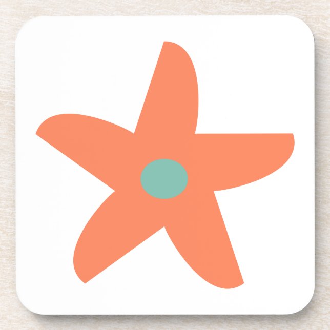 Porta-copo Flor Engraçado (Frente)