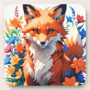 Porta-copo Flor Fox