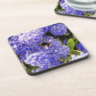 Porta-copo Flor Lilac: Abelhas