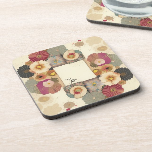 Porta-copo Flor personalizada (Left Side)