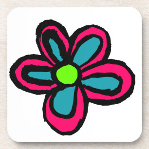 Porta-copo Flor Rosa Fofa