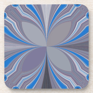 Porta-copo Floral Azul