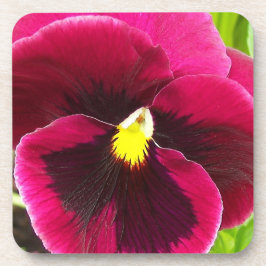 Porta-copo Floral bonito Purple Pansy