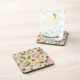 Porta-copo Floral de Primavera 