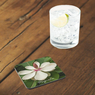 Porta-copo Floral do Flor do Magnolia Japonês
