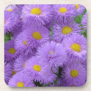 Porta-copo Floral roxo