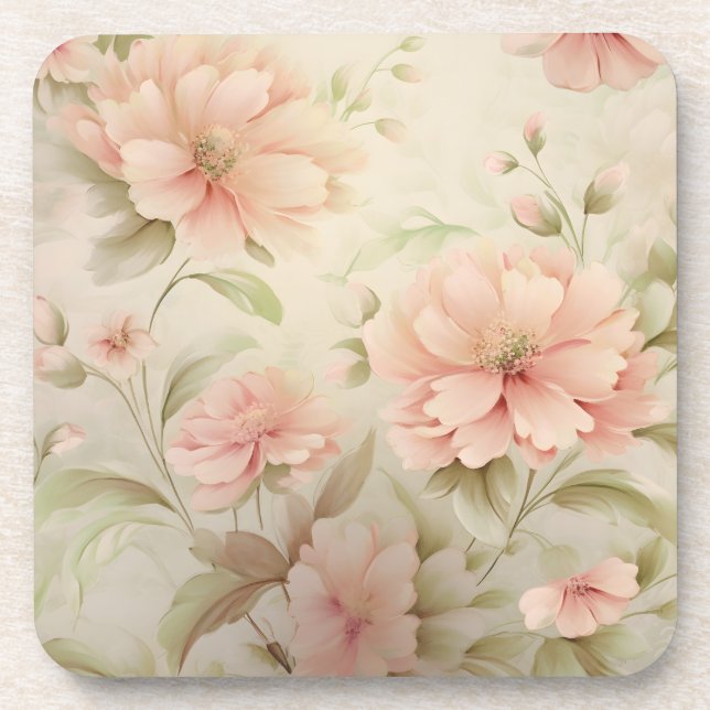 Porta-copo Floral Suave (Frente)