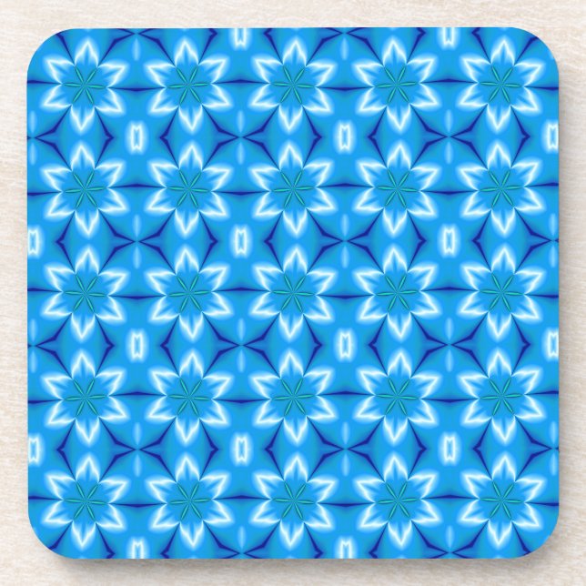 Porta-copo Flores Brancas Congeladas (Frente)