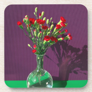 Porta-copo Flores Buquê de transporte vermelho