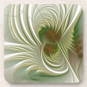 Porta-copo Flores de fantasia fractal macias e tenras