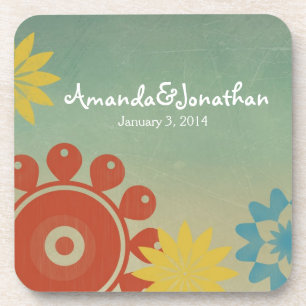 Porta-copo Flores de Hippie Retroativo