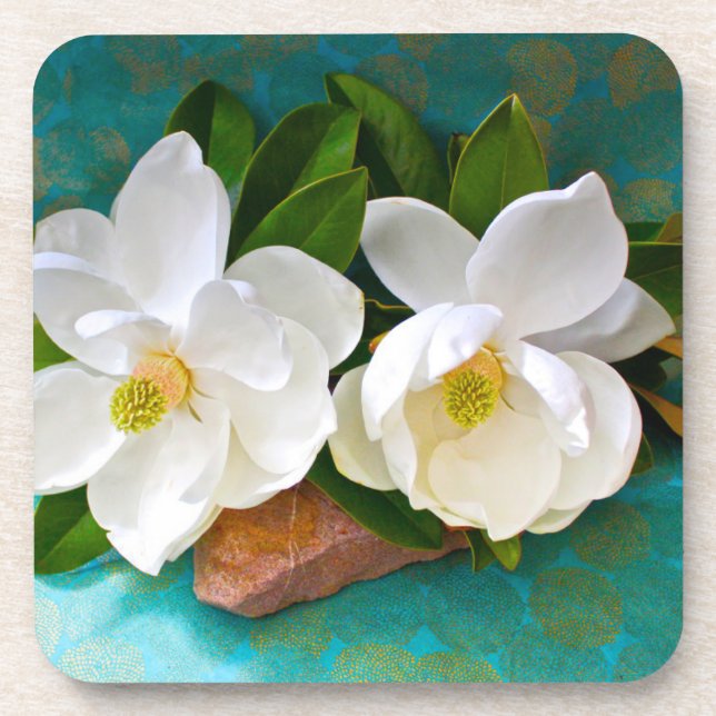 Porta-copo Flores | Flor Magnolia (Frente)