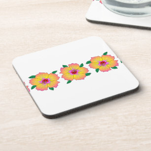Porta-copo Flores havaianas do hibiscus