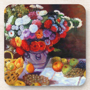 Porta-copo Flores Monet e Frutas