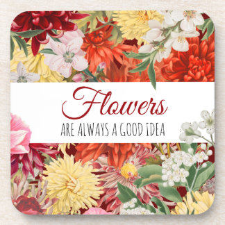 Porta-copo Flores são sempre uma boa ideia