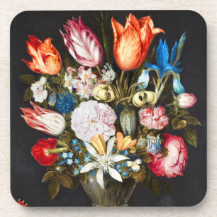 Porta-copo Flores Vintage em um Vidro por Ambrosius Bosschaer