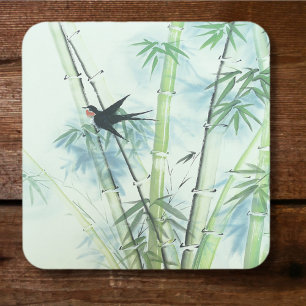 Porta-copo Floresta de Bambu - verde