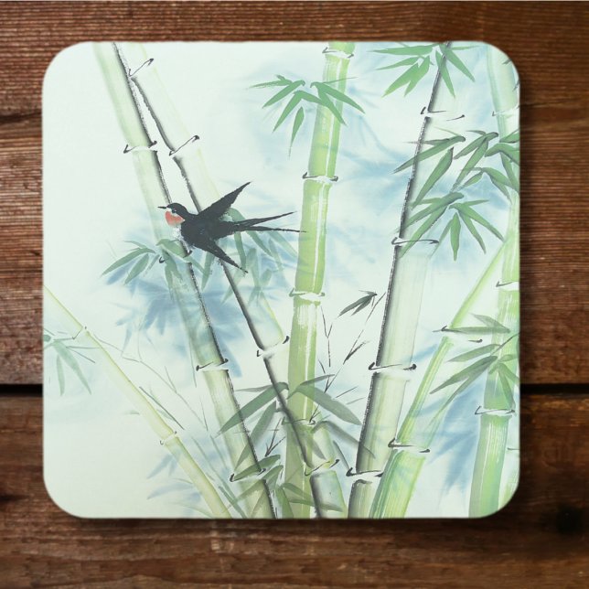 Porta-copo Floresta de Bambu - verde (Criador carregado)