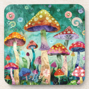 Porta-copo Floresta Mágica de Cogumelo
