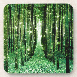 Porta-copo Floresta Verde Mágica Mistério