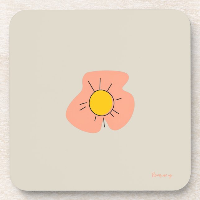 Porta-copo Flower Shape Coaster (Frente)