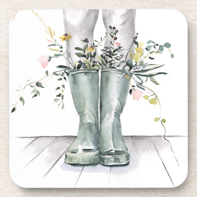 Porta-copo Fluxo e crescimento II (Frente)