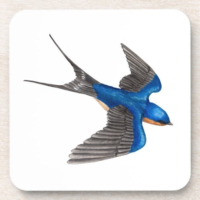 Porta-copo Flying Barn Swallow (Frente)