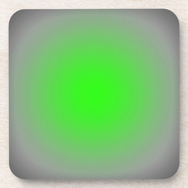 Porta-copo Foco verde e Cinza (Frente)