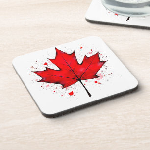 Porta-copo Folha de Alma do Canadá
