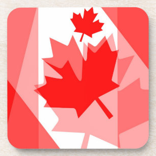 Porta-copo Folha de bordo canadense por todo o lado no estilo