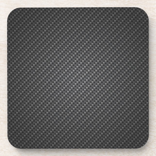 Porta-copo Folha De Textura De Fibra De Carbono (Frente)