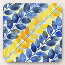 Folhas Amarelas e Azuis