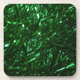 Porta-copo folhas de árvore de natal artificiais