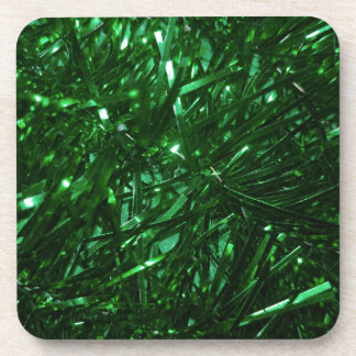 Porta-copo folhas de árvore de natal artificiais
