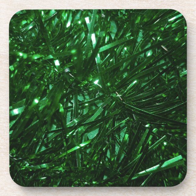 Porta-copo folhas de árvore de natal artificiais (Frente)