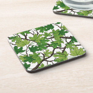 Porta-copo Folhas de bordo em branco