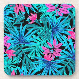 Porta-copo Folhas tropicais