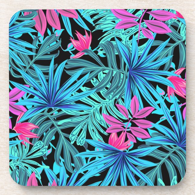 Porta-copo Folhas tropicais (Frente)