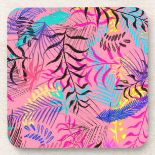 Porta-copo Folhas tropicais