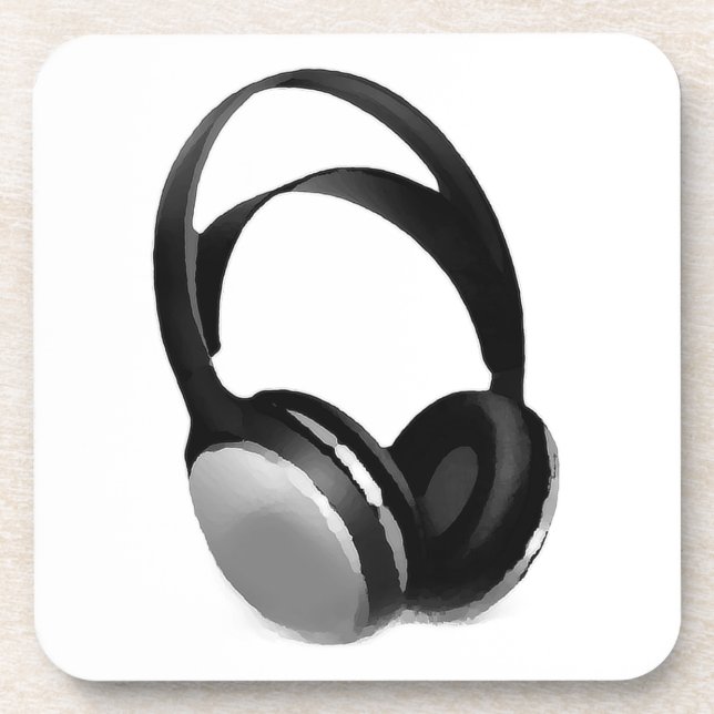 Porta-copo Fone de ouvido pop Art (Frente)
