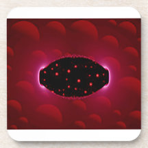 Fonte de energia alienígena com esferas de fundo