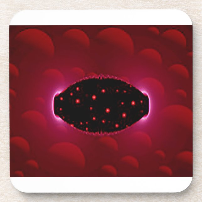 Porta-copo Fonte de energia alienígena com esferas de fundo (Frente)