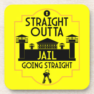 Porta-copo Fora Da Prisão Libertar Presente Dois Tons De Café