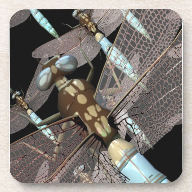 Porta-copo Força Aérea Dragonfly em preto (Frente)