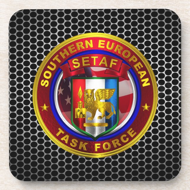 Porta-copo Força-Tarefa do Sul da Europa (SETAF) (Frente)