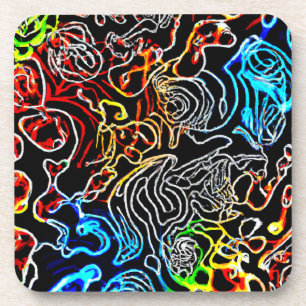 Porta-copo Forma de Padrões neon na moda e coloridos