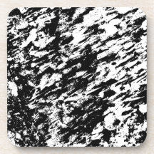 Formação de gelo Abstrato a preto e branco