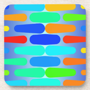 Porta-copo Formas coloridas design abstrato