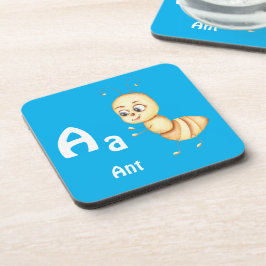 Porta-copo Formiga personalize ABC: Letra A - Adicione Seu No