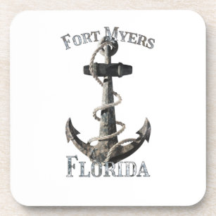 Porta-copo Fort Myers Flórida Férias Anchor Náutico Sailin